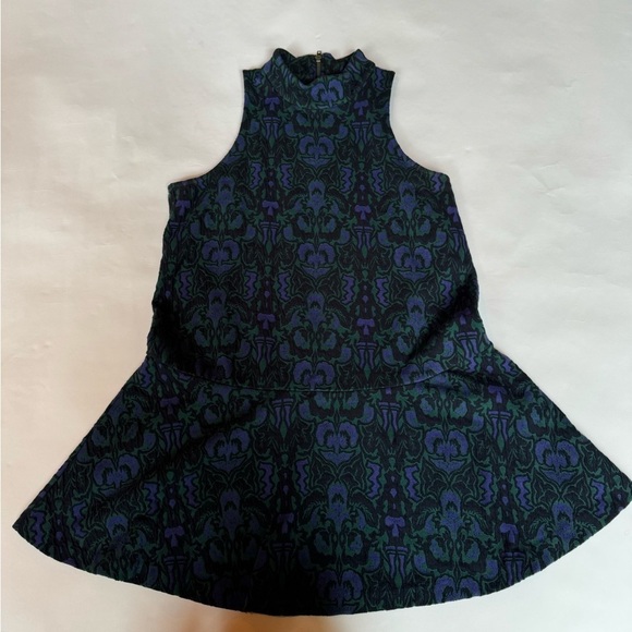 💜Make Offer 💜Free People Blue and Purple Mini Dress - Picture 3 of 7